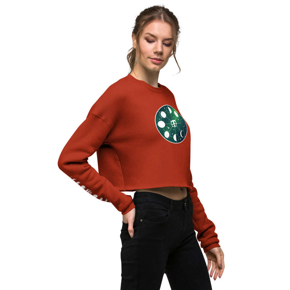 Circle Phases Crop Sweatshirt