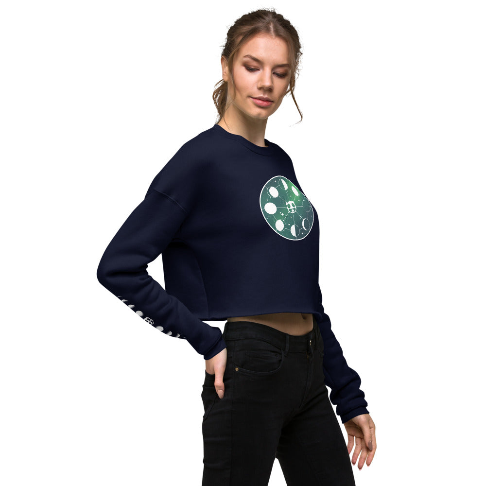 Circle Phases Crop Sweatshirt