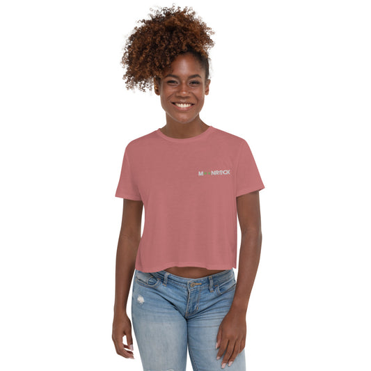 4.20 Embroidered Crop Tee