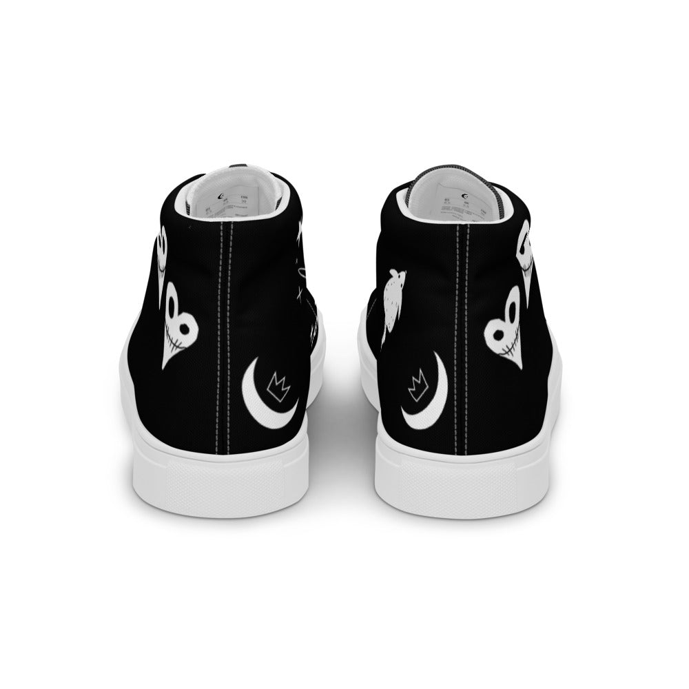Moonrock Clothing Co. Women’s High Top Canvas Shoes