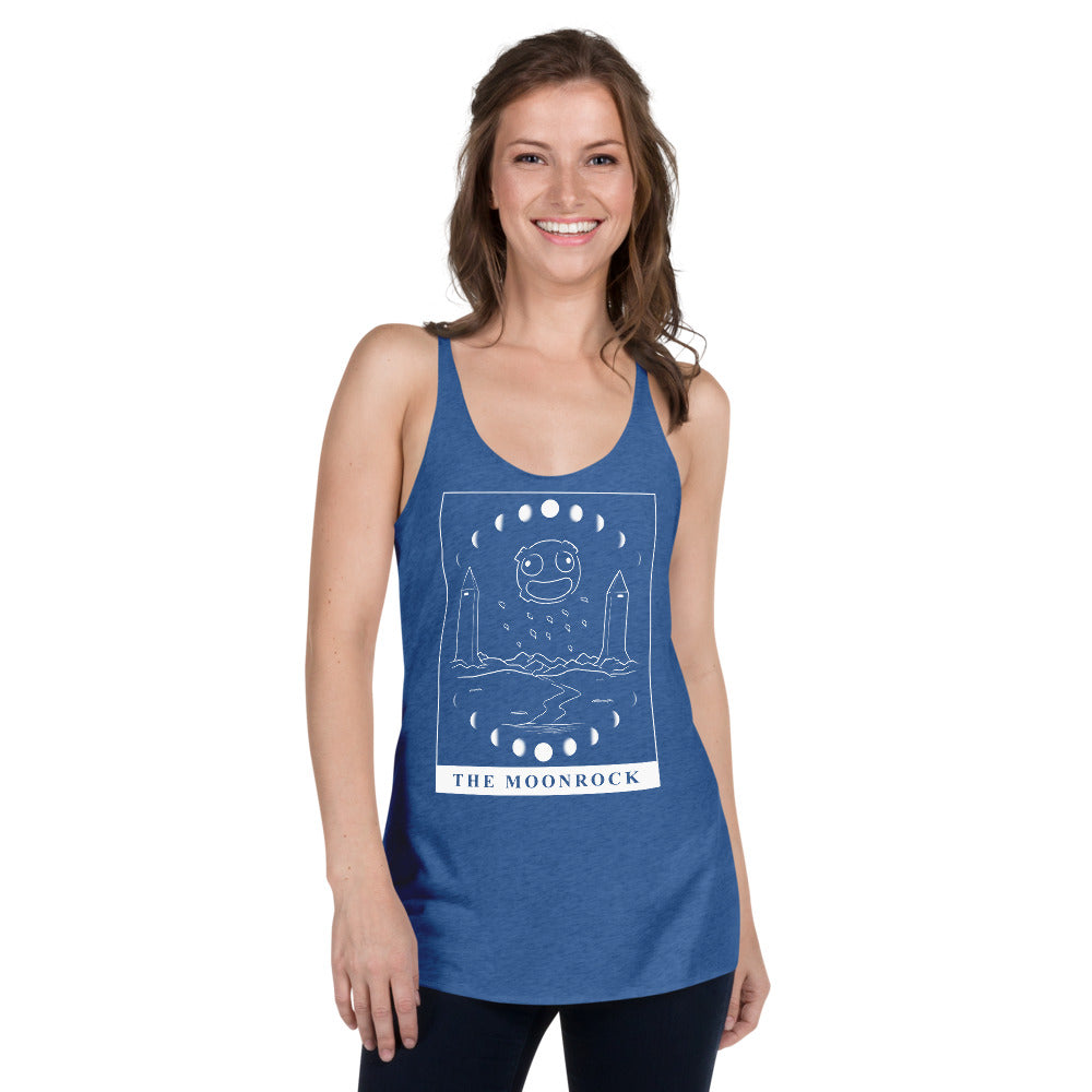 Moonrock Tarot Card Women's Racerback Tank