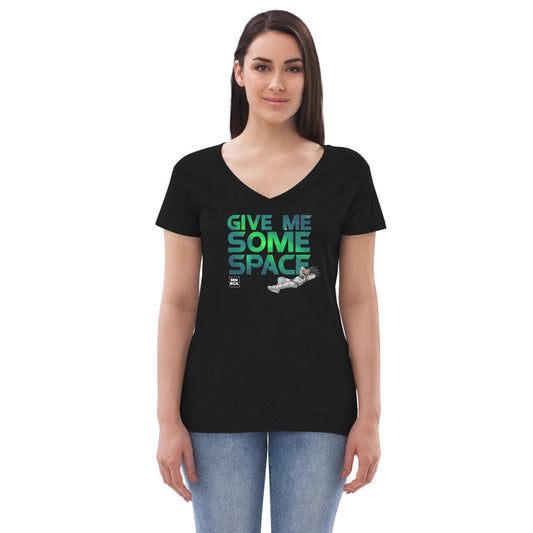 Give Me Some Space Women’s Recycled V-neck T-shirt